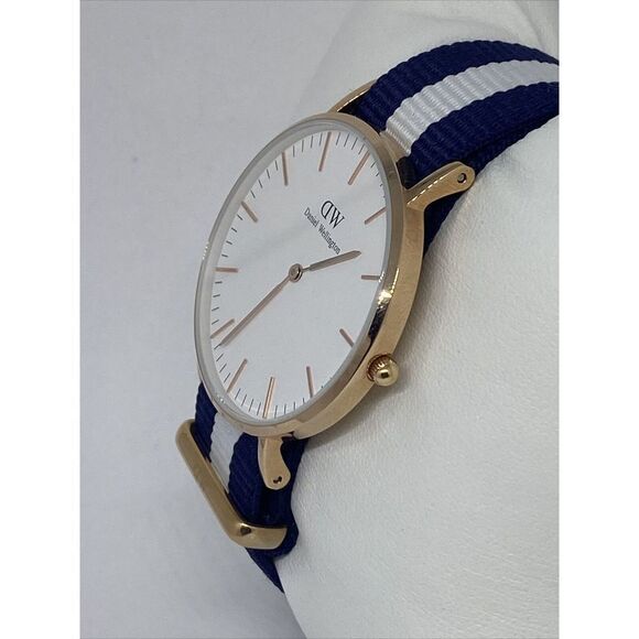 Daniel Wellington B36R16 Women\'s Blue/White Nylon Analog Dial Quartz Watch RQ607 main image 7